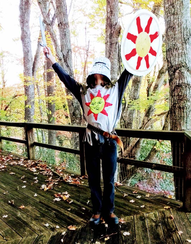 DIY Solaire costume from dark souls