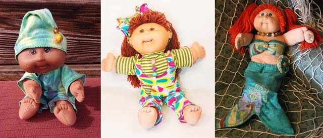 Cabbage patch cheap doll yarn hair