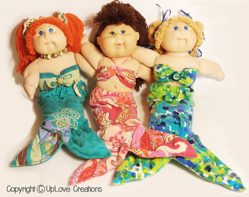 Cabbage Patch Mermaid Outfit by Mandy Wildman