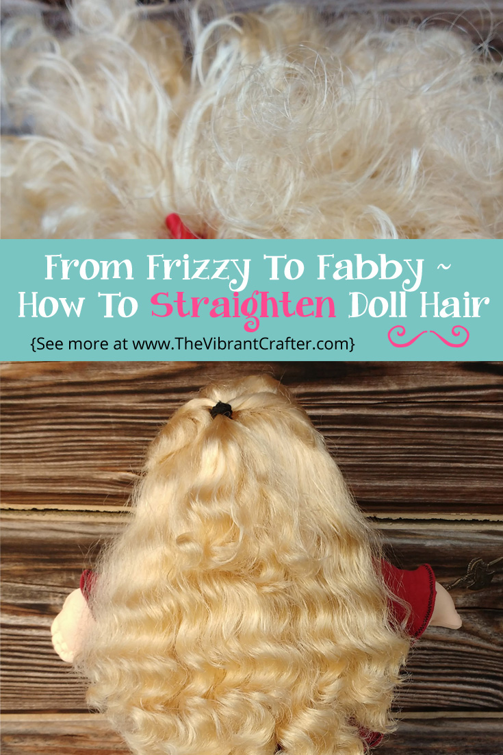 How To Straighten Doll Hair