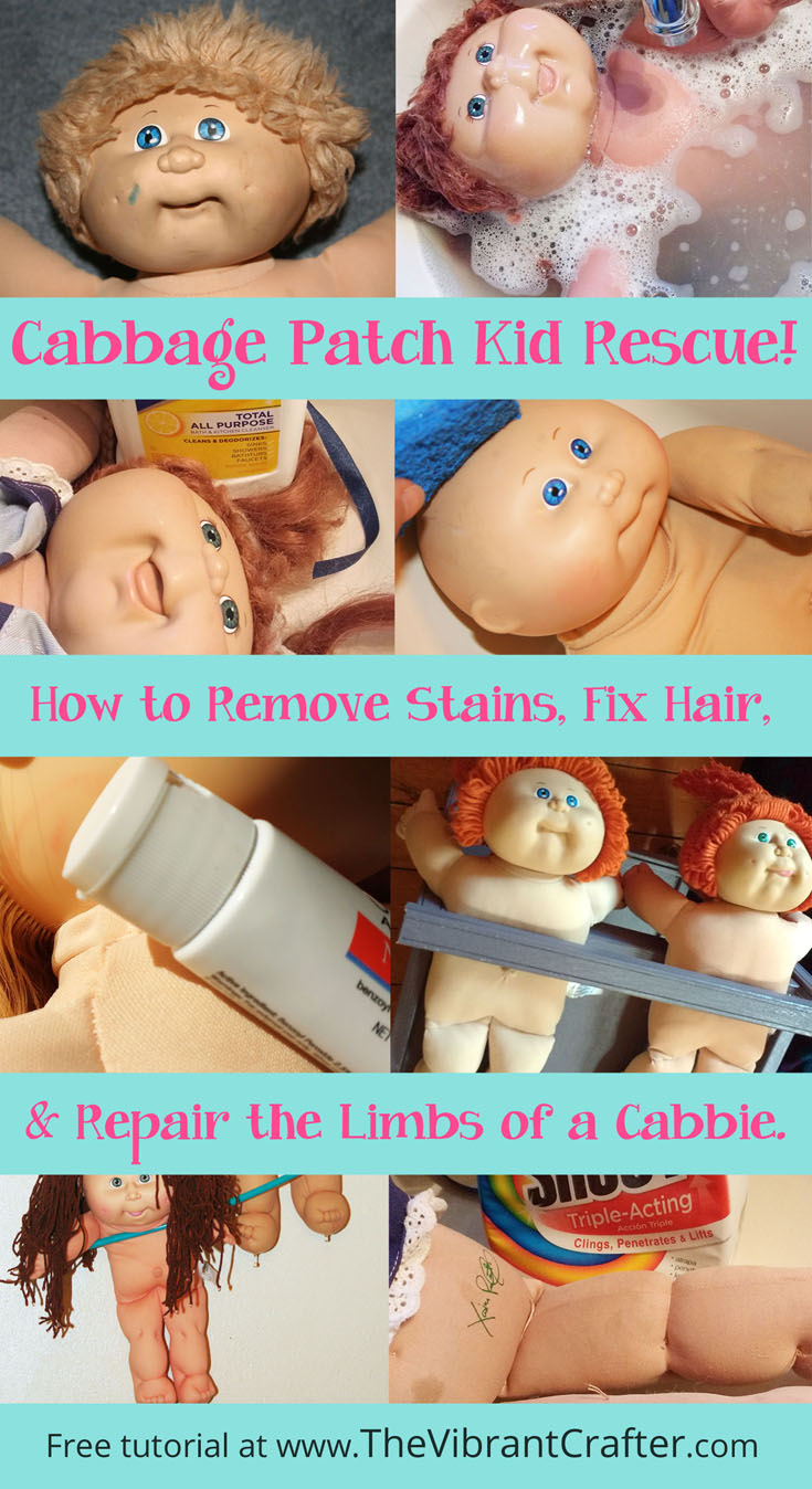 Cleaning cabbage patch dolls on sale