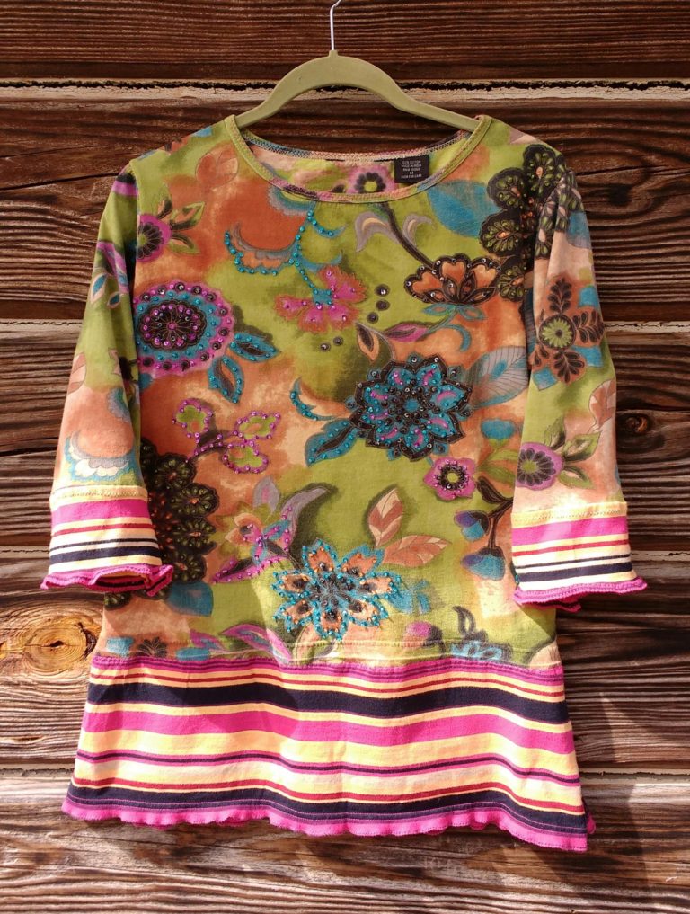 Easy 90 Minute Sewing Project: Upcycled Tunic Top for Women XS-3XL
