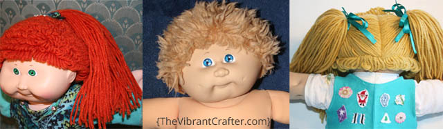 Cabbage Patch Kid Yarn Hair